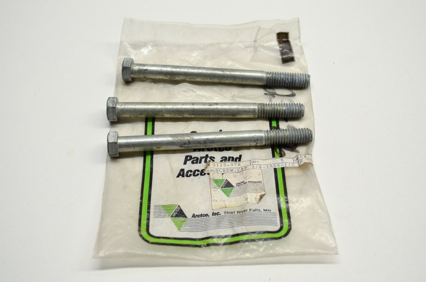 OEM Arctic Cat 0123-976 Cap Screw 3/8-16X4-1/2 Qty 3 NOS