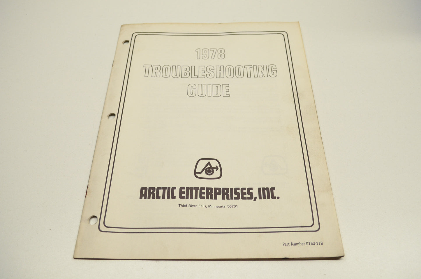 OEM Arctic Cat 0153-179 1978 Troubleshooting Guide