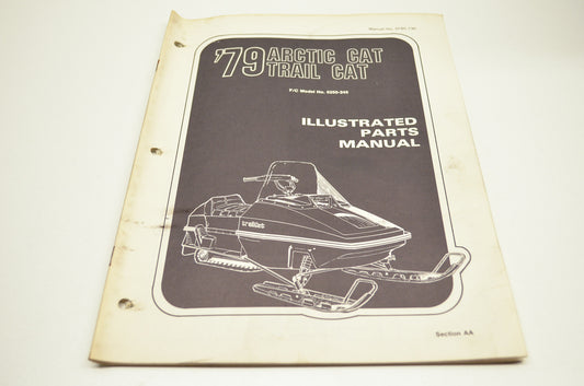 OEM Arctic Cat 0185-130 79 Trail Cat Illustrated Parts Manual