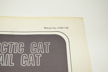 OEM Arctic Cat 0185-130 79 Trail Cat Illustrated Parts Manual