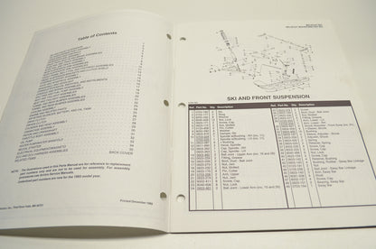 OEM Arctic Cat 2254-865 Parts Book 93 Wc Efi Wc Efi Mc