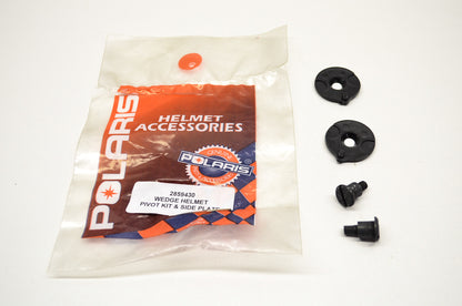 Wedge Helmet Pivot Kit & Side Plate NOS