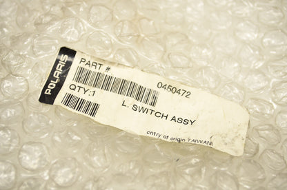 New OEM Polaris 450472 Left Hand Switch Assembly NOS