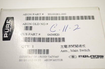 OEM Polaris 454820 Main Switch Assembly NOS