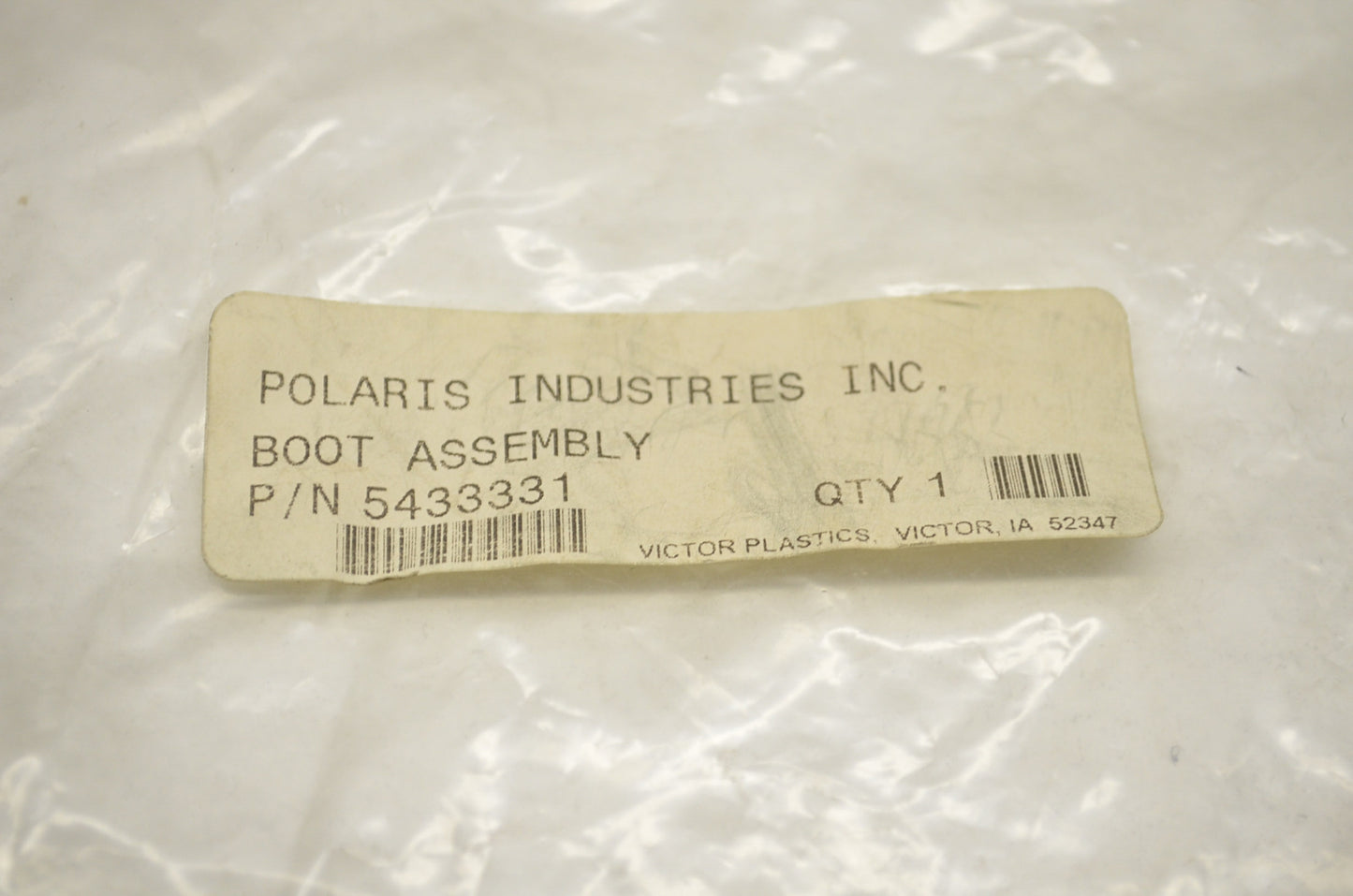 OEM Polaris 5433331 Handlebar Boot NOS