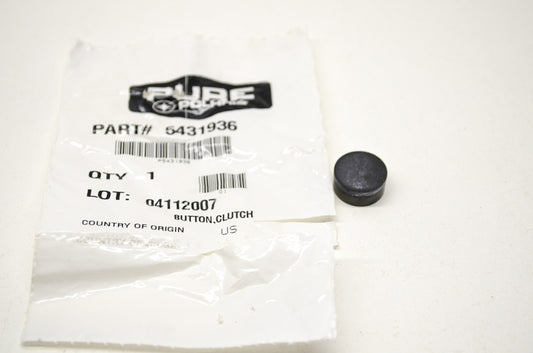 OEM Polaris 5431936 Rubber Backed Clutch Button NOS