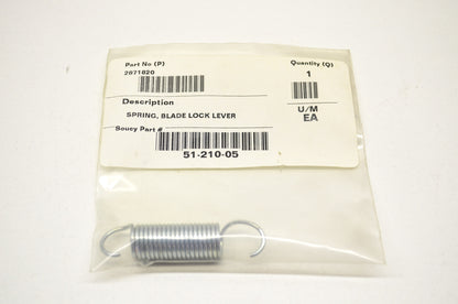 Blade Lock Lever Spring NOS