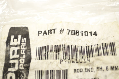 OEM Polaris 7061014 Right Hand Rod End 6mm NOS