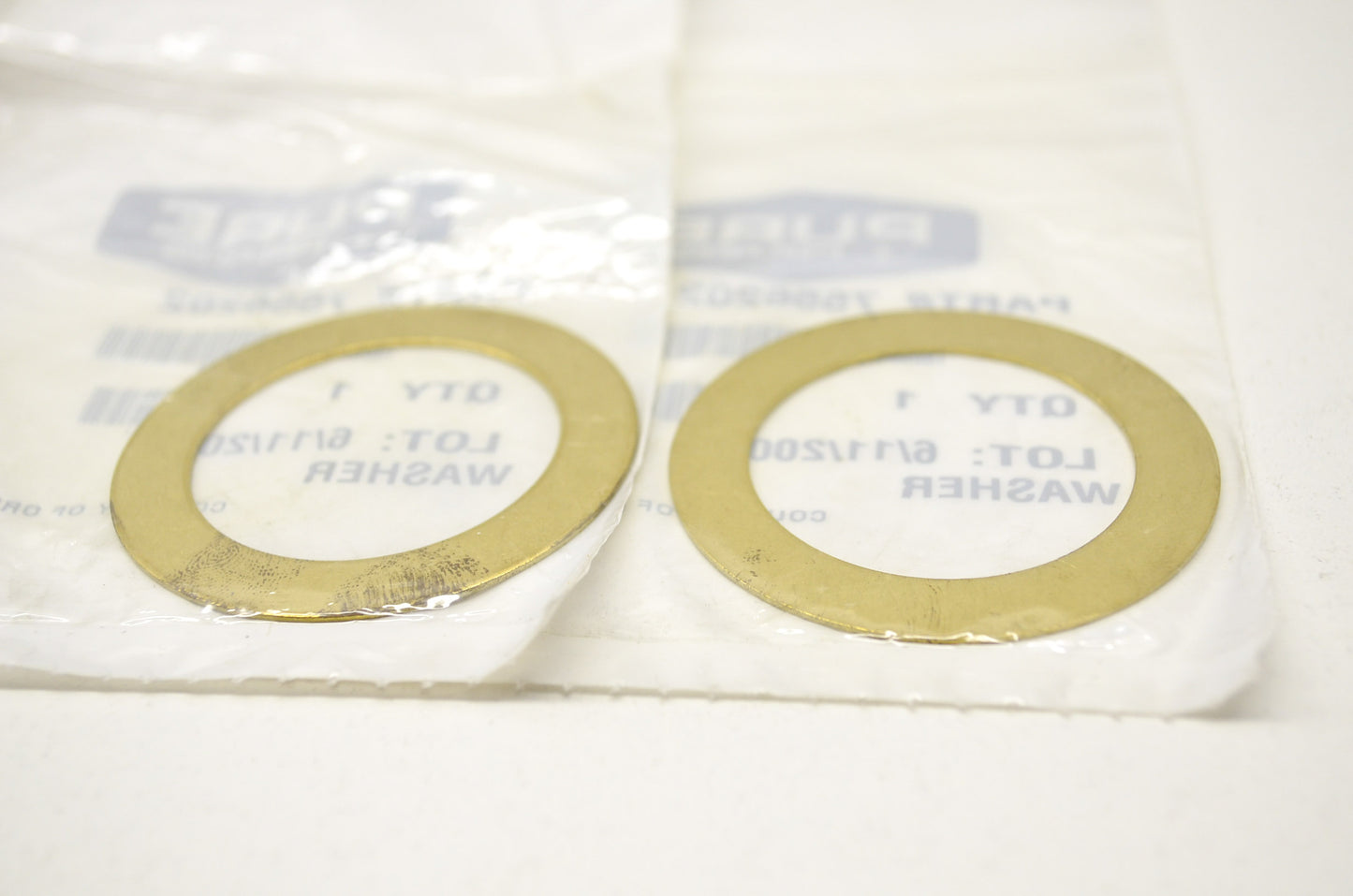 OEM Polaris 7556202 Brass Washer 1.39X1.99X.030 Qty 2 NOS