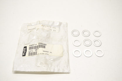 OEM Polaris 3083482 Aluminum Gasket Qty 9 NOS