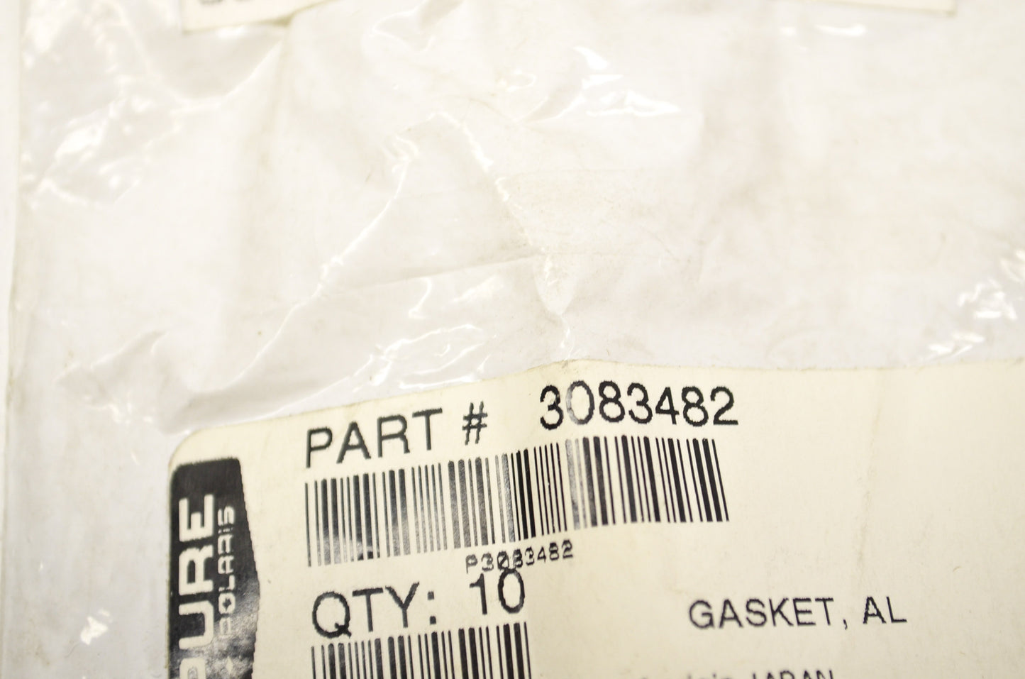 OEM Polaris 3083482 Aluminum Gasket Qty 9 NOS