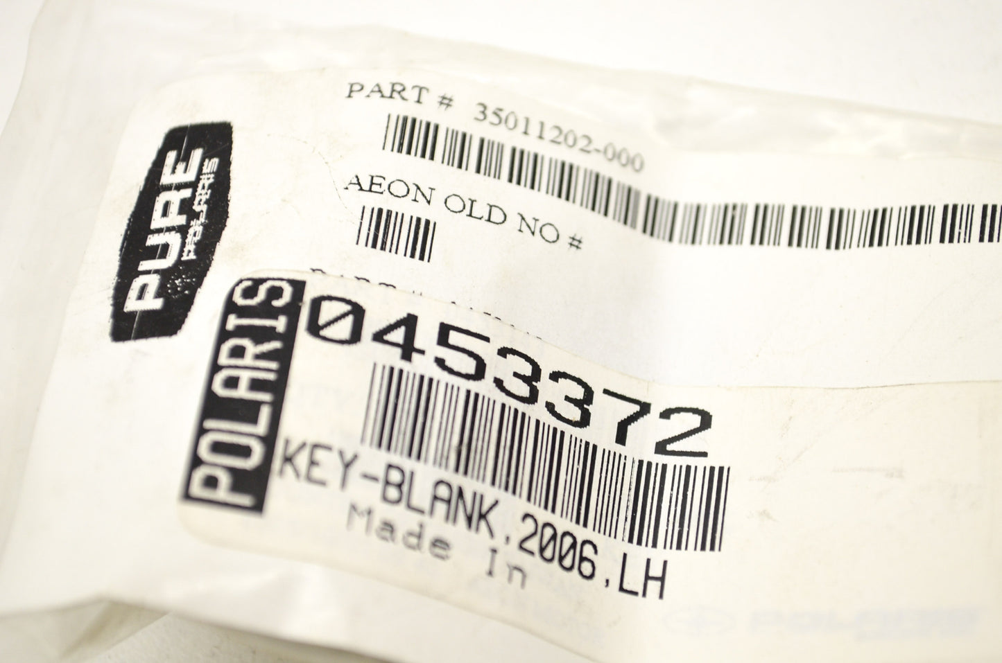 Blank Key NOS