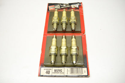 Spark Plugs Qty 6 NOS