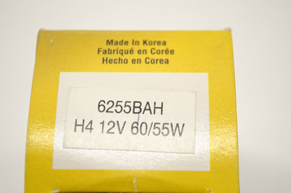 Halogen Light Bulb H4 12V 60/55W NOS