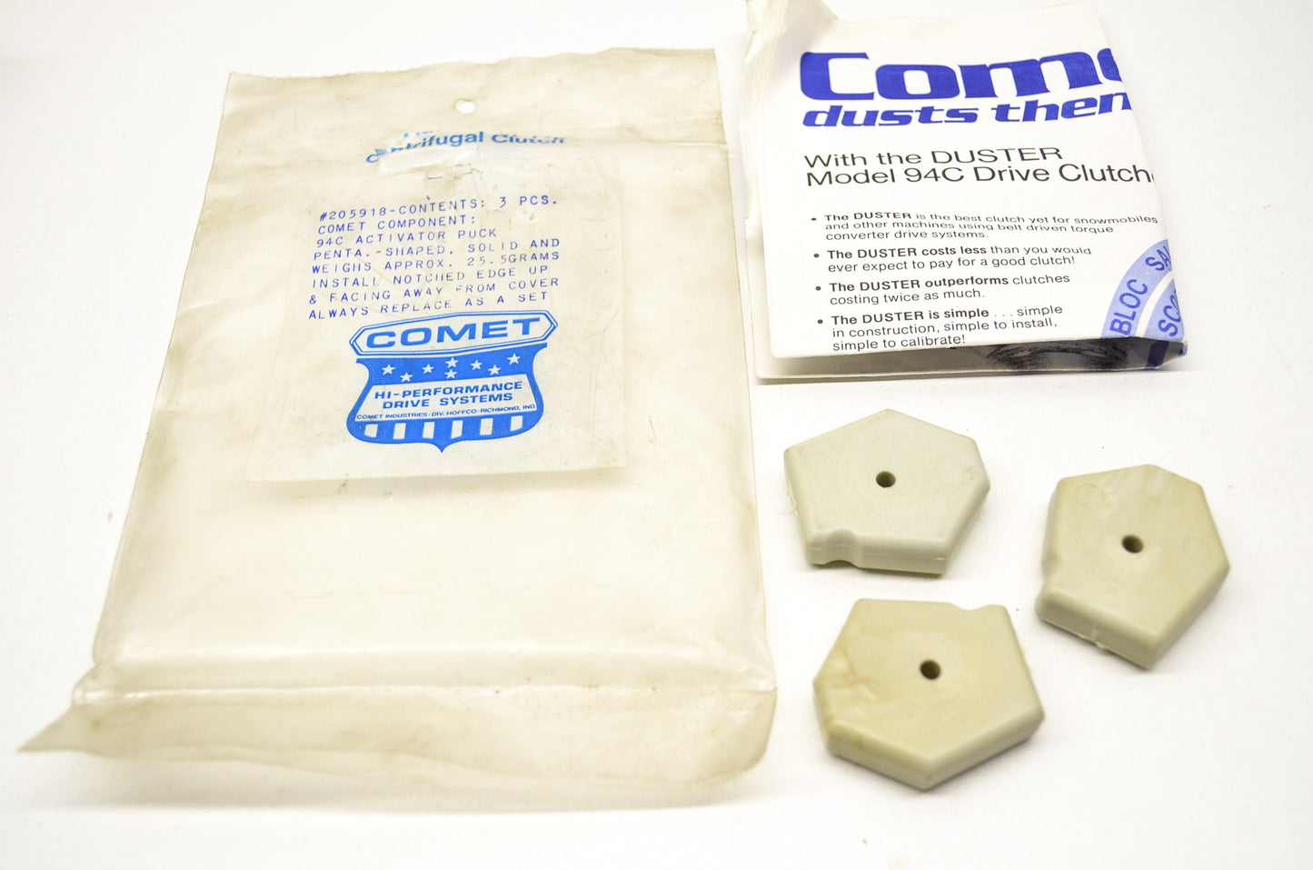 94C Activator Pucks Qty 3 NOS