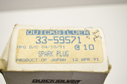 Spark Plugs Qty 2 NOS