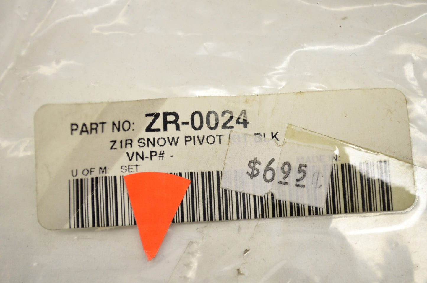 Z1R Snow Pivot Kit NOS