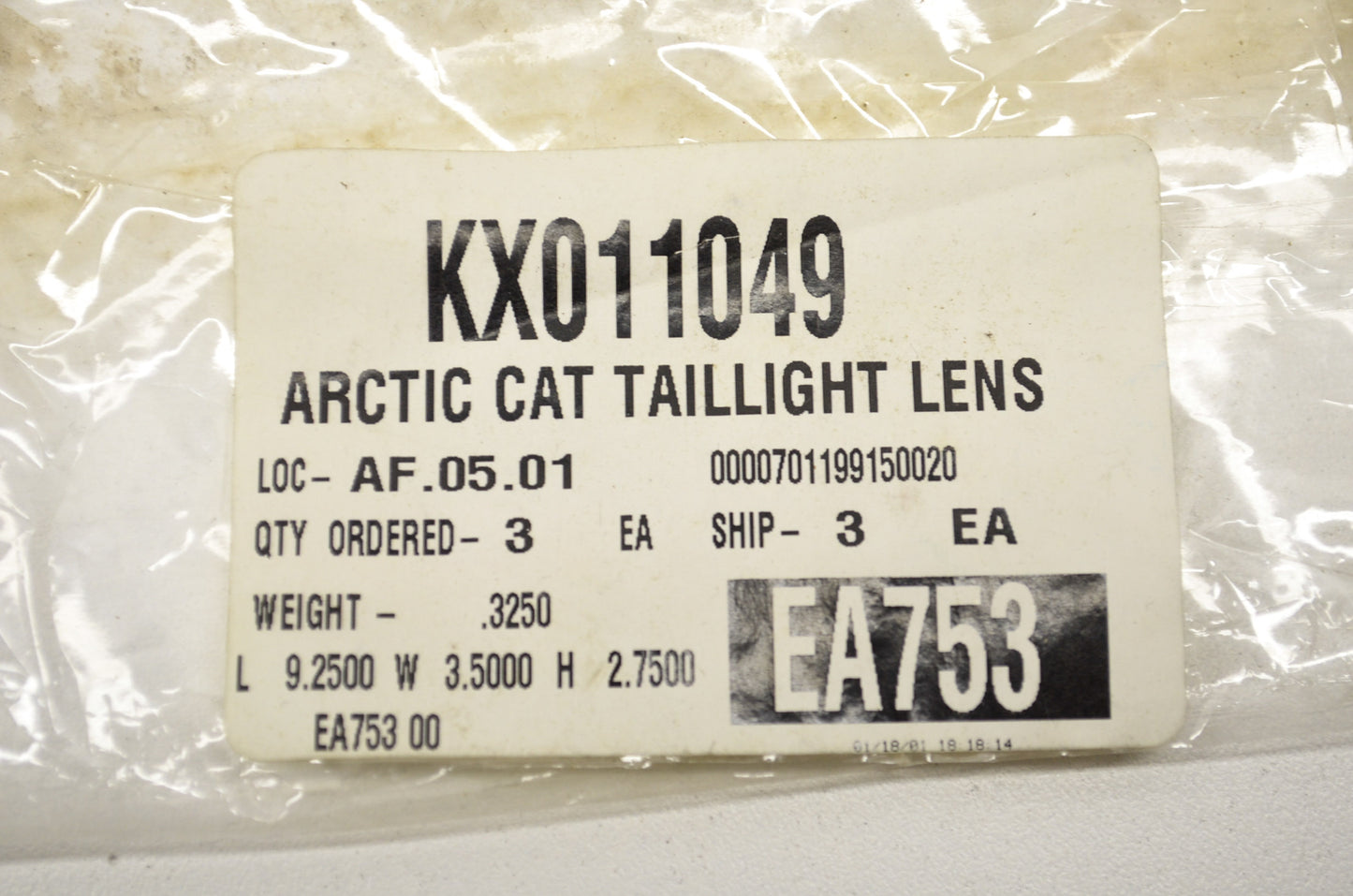 New SPI Arctic Cat Tail Lens Cheetah Super Jag Prowler Pantera Wildcat EXT Puma