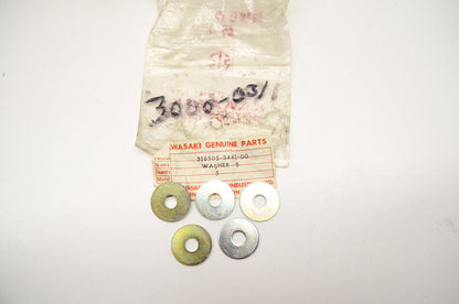 New OEM Kawasaki 3000-031, 318505-3442-00 Washer QTY 5 NOS