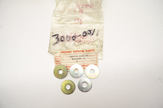 New OEM Kawasaki 3000-031, 318505-3442-00 Washer QTY 5 NOS