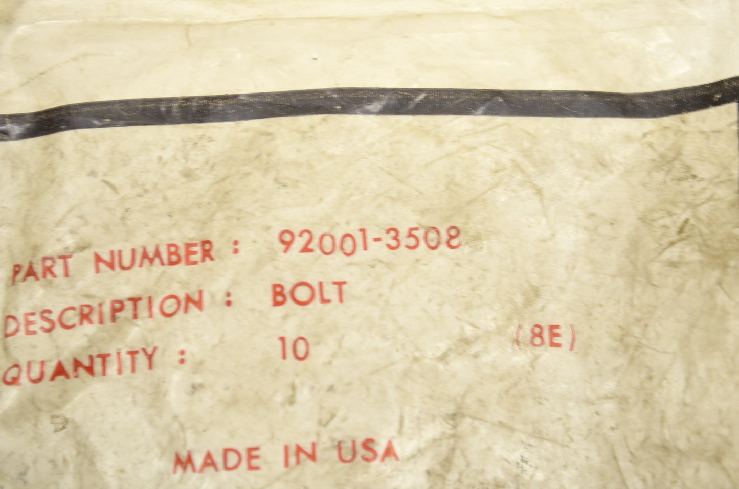Bolt Qty 3 NOS