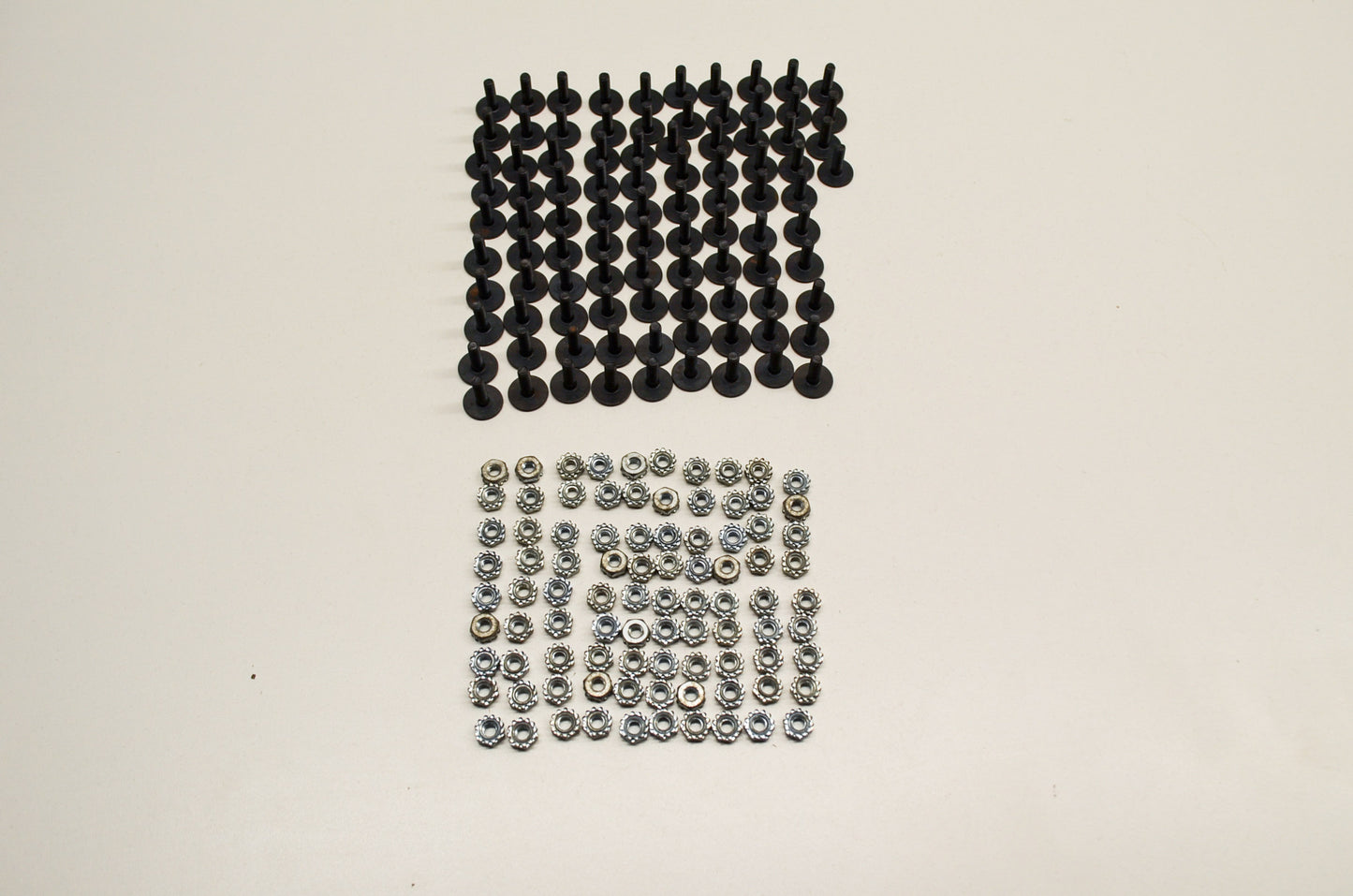 Locking 94 Bolts and 90 Nuts NOS