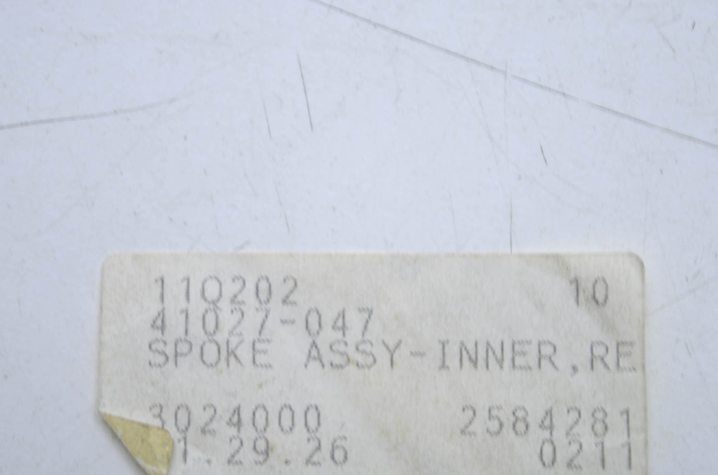 OEM Kawasaki 41027-047 Rear Inner Spoke Qty 6 NOS