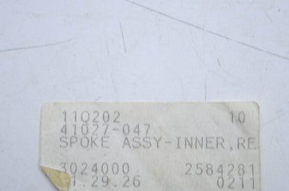 OEM Kawasaki 41027-047 Rear Inner Spoke Qty 6 NOS