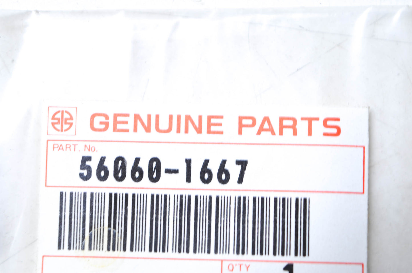 OEM Kawasaki 56060-1667 Rear Left Hand Fender Pattern NOS