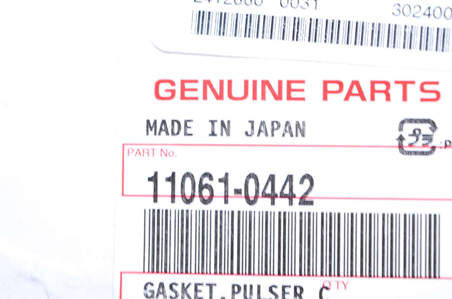 OEM Kawasaki 11061-0442 Pulser Cover Gasket NOS