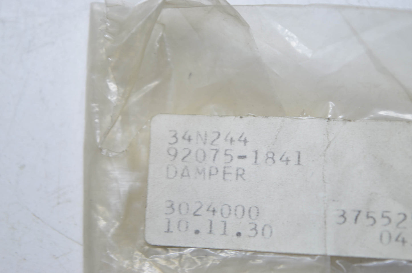 OEM Kawasaki 92075-1841 Damper Qty 2 NOS
