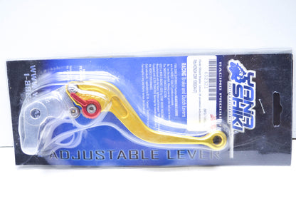 Yana Shiki TXRG-A16, 652321 Honda Gold Short Adjustable Brake Lever NOS