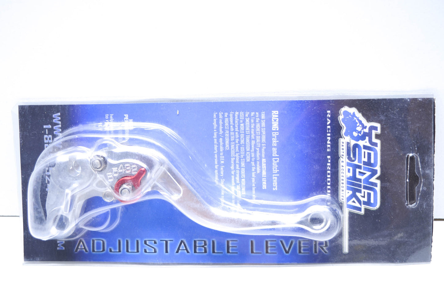Yana Shiki TXLS-A19, 652275 Suzuki Silver Short 6 Position Adjustable Clutch Lev