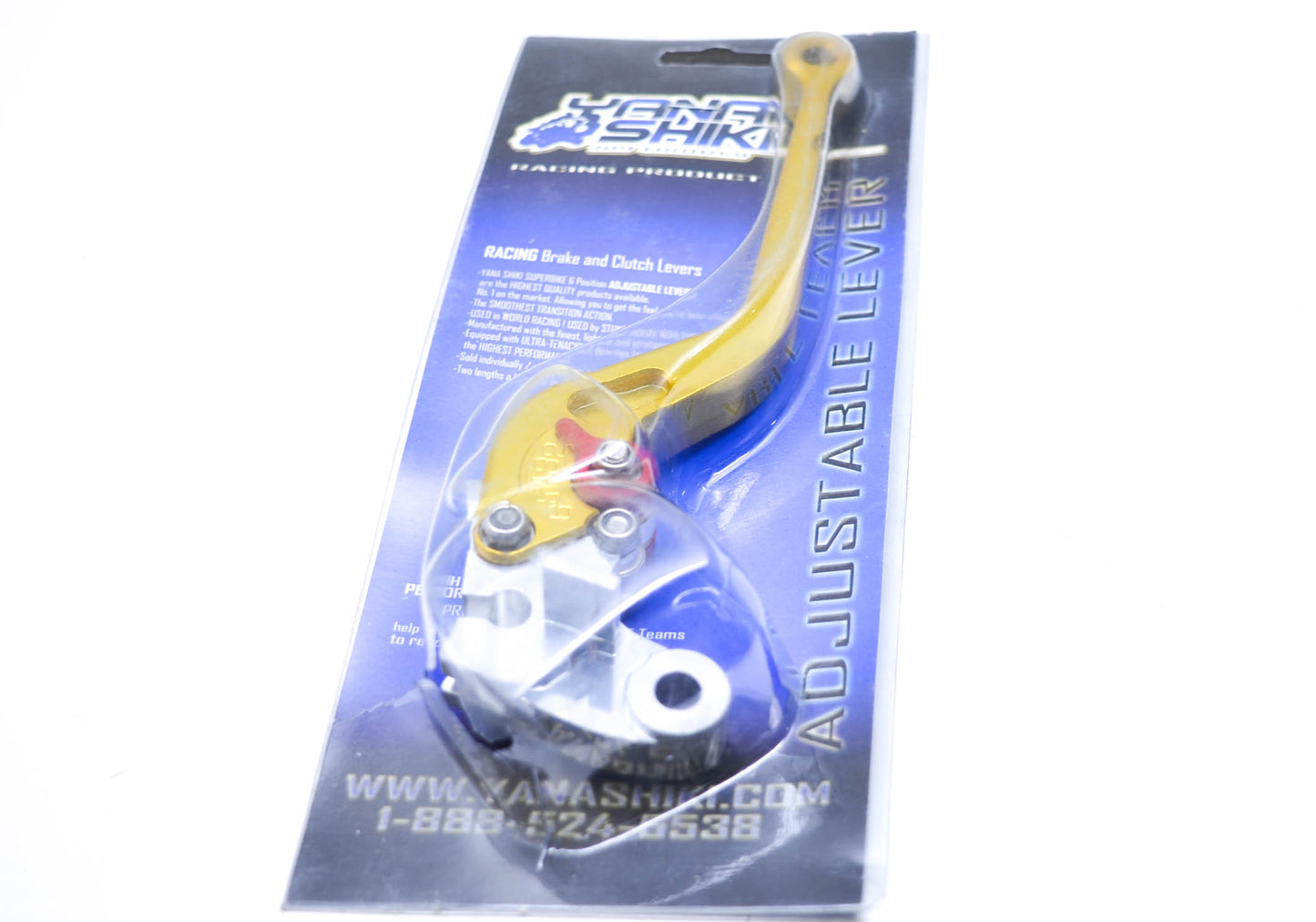 Yana Shiki TXLG15, 652241 Honda Gold Long 6 Position Adjustable Clutch Lever NOS
