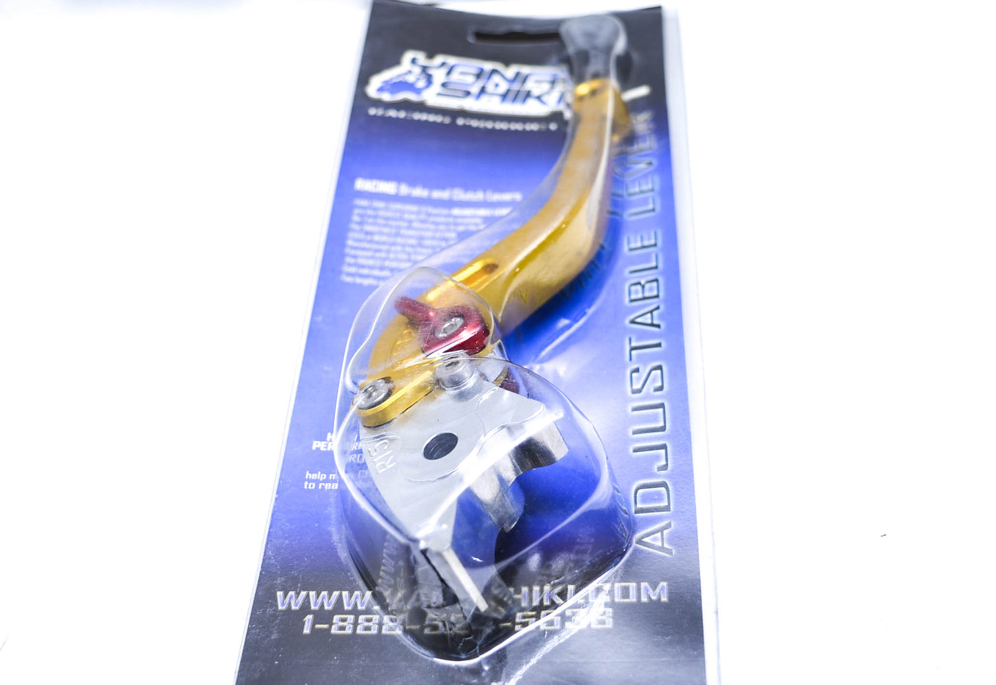 Yana Shiki TXRG-A15, 65-2320 Honda Gold Short 6 Position Adjustable Brake Lever
