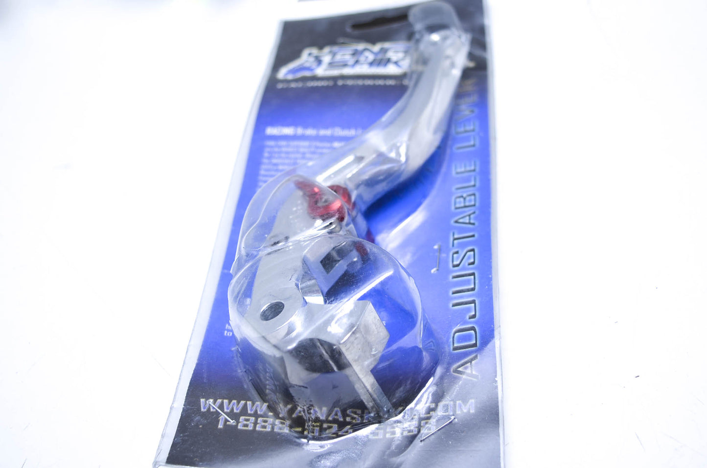 Yana Shiki TXRS-A21, 65-2342 Kawasaki Yamaha Silver Short Adjustable Brake Lever