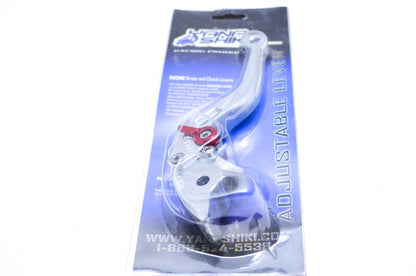 Yana Shiki TXRS-A15, 652336 Honda Silver Short 6 Position Adjustable Brake Lever
