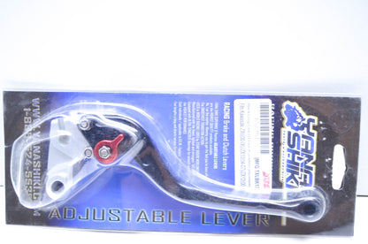 Yana Shiki TXLBK17, 652203 Kawasaki Black Long 6 Position Adjustable Clutch Leve