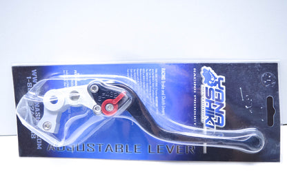 Yana Shiki TXRBK21, 652287 Kawasaki Black Long 6 Position Adjustable Brake Lever