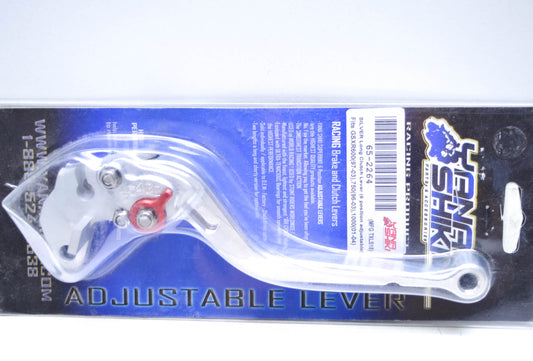 Yana Shiki TXLS18, 65-2264 Suzuki Silver Long 6 Position Adjustable Clutch Lever