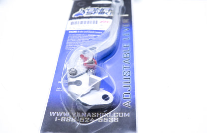 Yana Shiki TXLS18, 65-2264 Suzuki Silver Long 6 Position Adjustable Clutch Lever