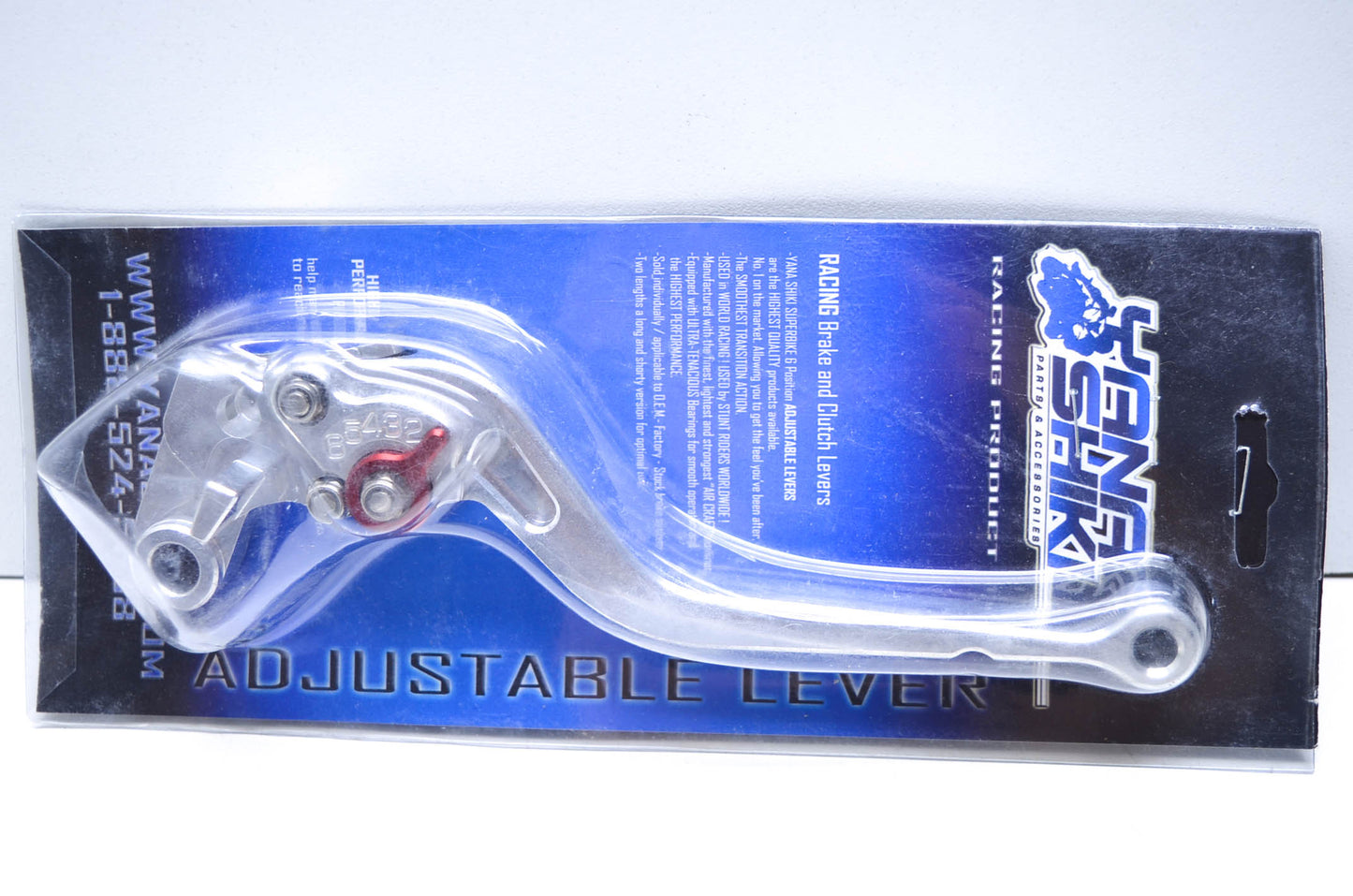 Yana Shiki TXLS21, 652267 Yamaha Silver Long 6 Position Adjustable Clutch Lever