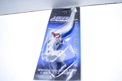 Yana Shiki TXRS21, 652334 Kawasaki Silver Long 6 Position Adjustable Brake Lever