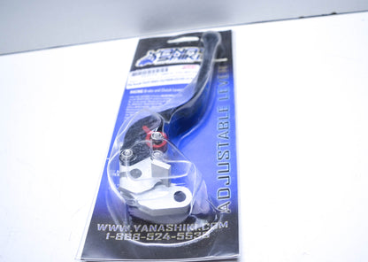 Yana Shiki TXLBK18, 652204 Suzuki Black Long 6 Position Adjustable Clutch Lever