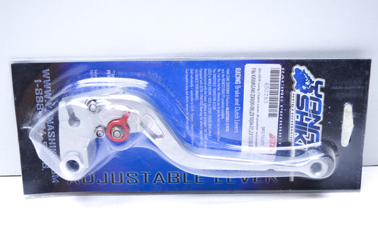 Yana Shiki TXLS17, 652263 Kawasaki Silver Long 6 Position Adjustable Clutch Leve