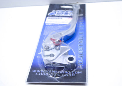 Yana Shiki TXLS17, 652263 Kawasaki Silver Long 6 Position Adjustable Clutch Leve