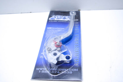 Yana Shiki TXLS16, 652262 Honda Silver Long 6 Position Adjustable Clutch Lever N