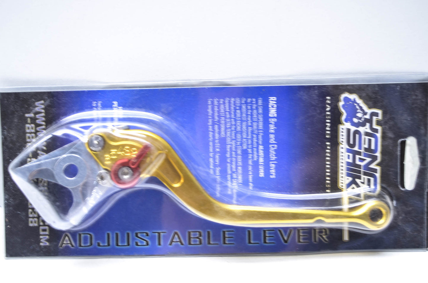 Yana Shiki TXRG17, 652314 Gold Long 6 Position Adjustable Brake Lever NOS
