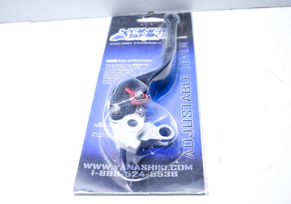 Yana Shiki TXLBK16, 652202 Honda Black Long 6 Position Adjustable Clutch Lever N
