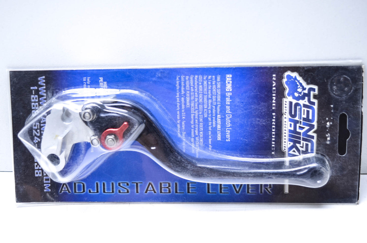 Yana Shiki TXLBK19, 652205 Suzuki Black Long 6 Position Adjustable Clutch Lever